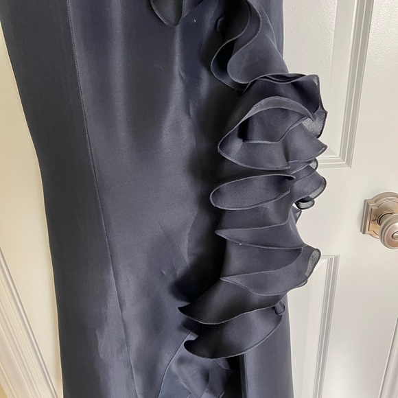 Custom Gown, Navy - Size 4 - Picture 6 of 12